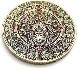 Aomcisi Mexico Mayan Calendar Aztec Art Prophecy Culture Challenge Coin
