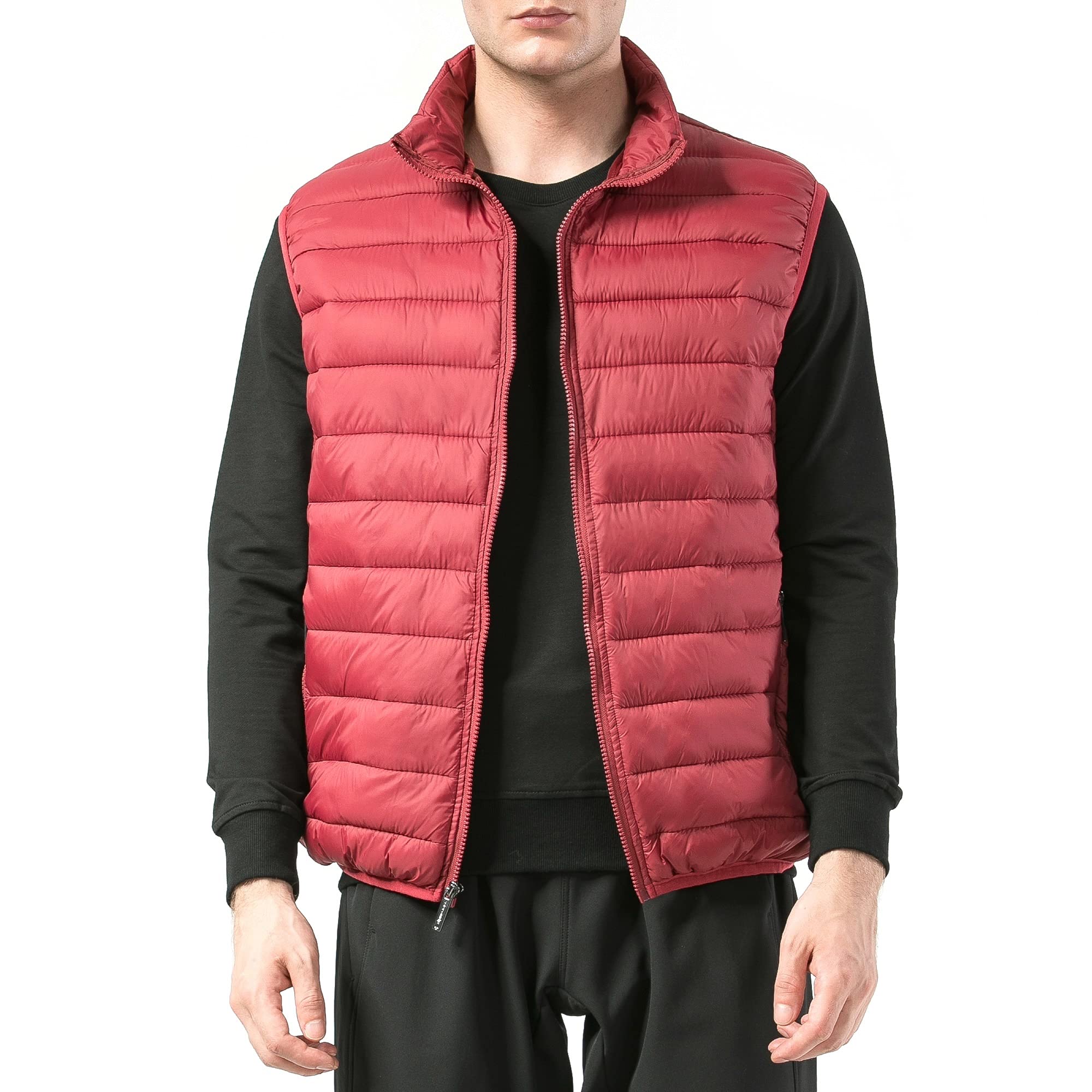alpine swiss Clark Men's Lightweight Down Alternative Vest Jacket