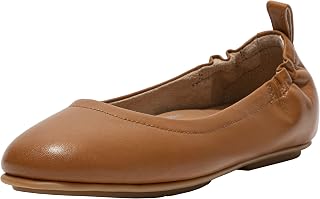 Fitflop Allegro Leather Ballet Flats Light Tan