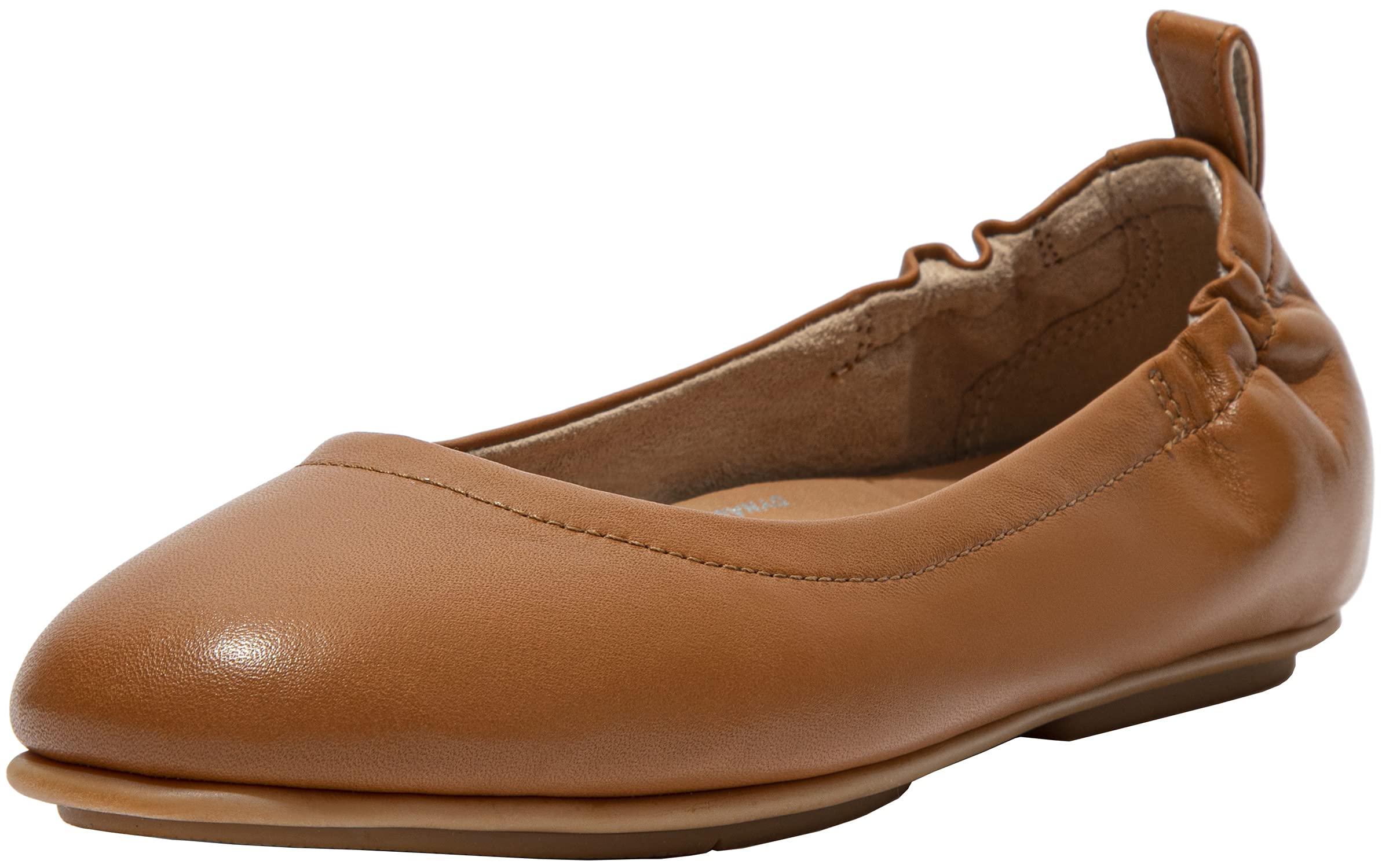 Fitflop Allegro Leather Ballet Flats Light Tan