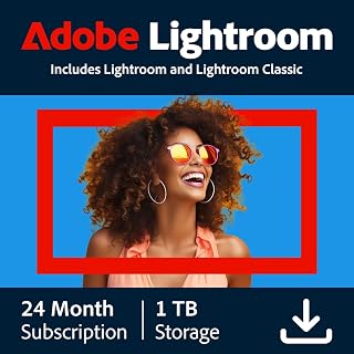 Adobe Lightroom 1TB | AI-assisted photo editor | 24-Month Subscription |PC/Mac | Digital Download [PC/Mac Online Code]