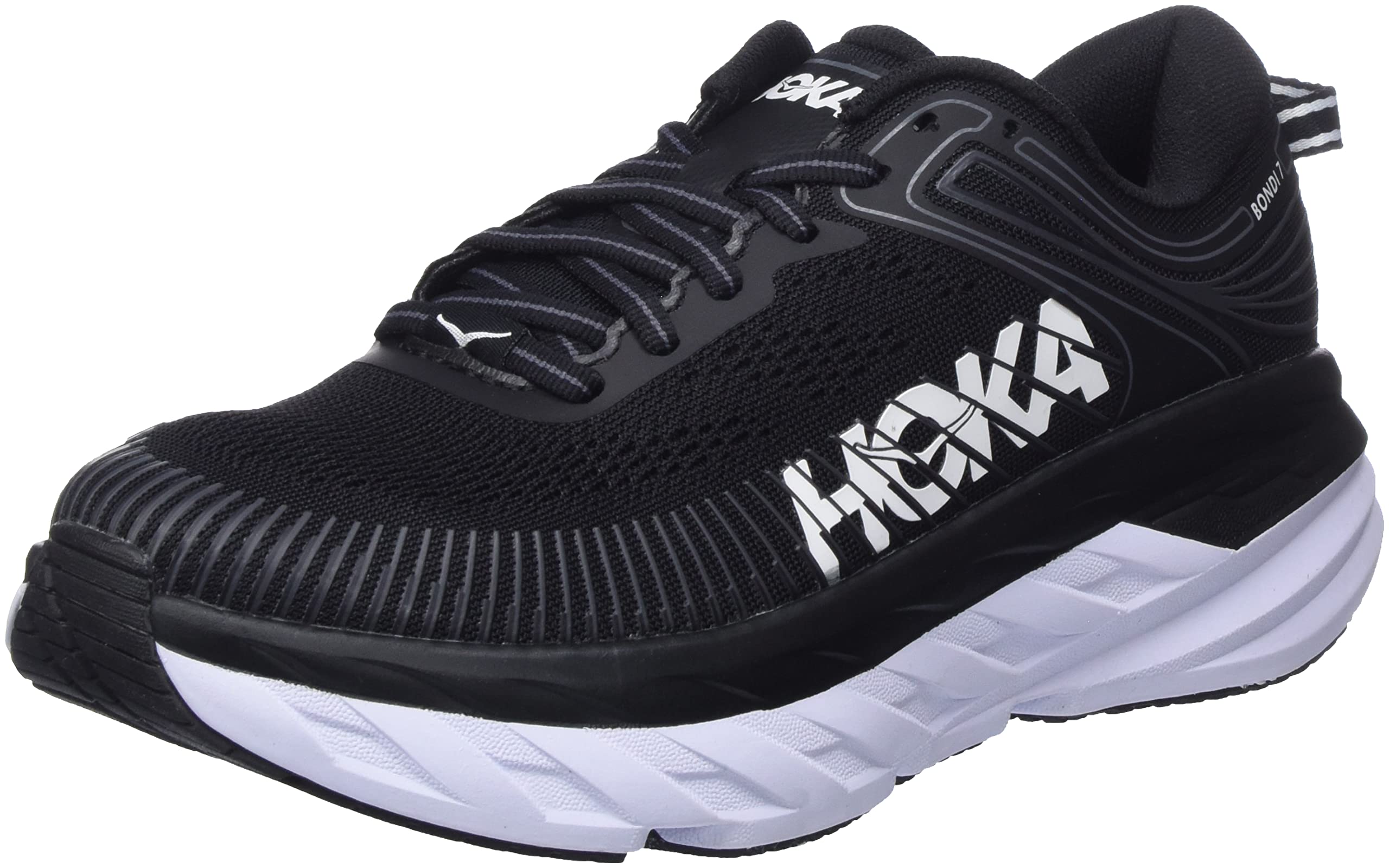 Hoka One Women's Bondi 7 Women's Running Shoes, black, 35.5 eu