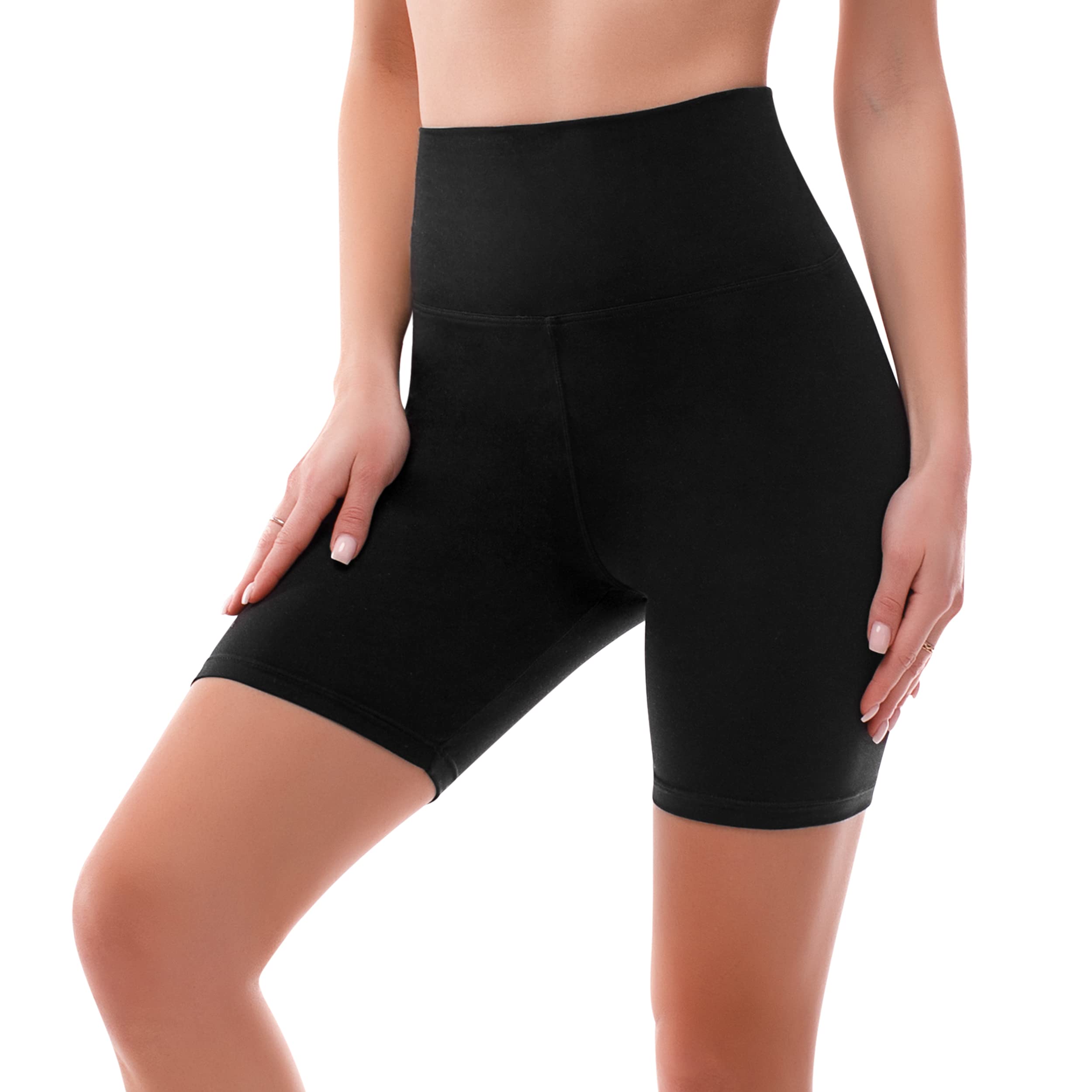 SINOPHANT Cycling Shorts Women High Waisted Soft Workout | Buttery Soft Biker Yo