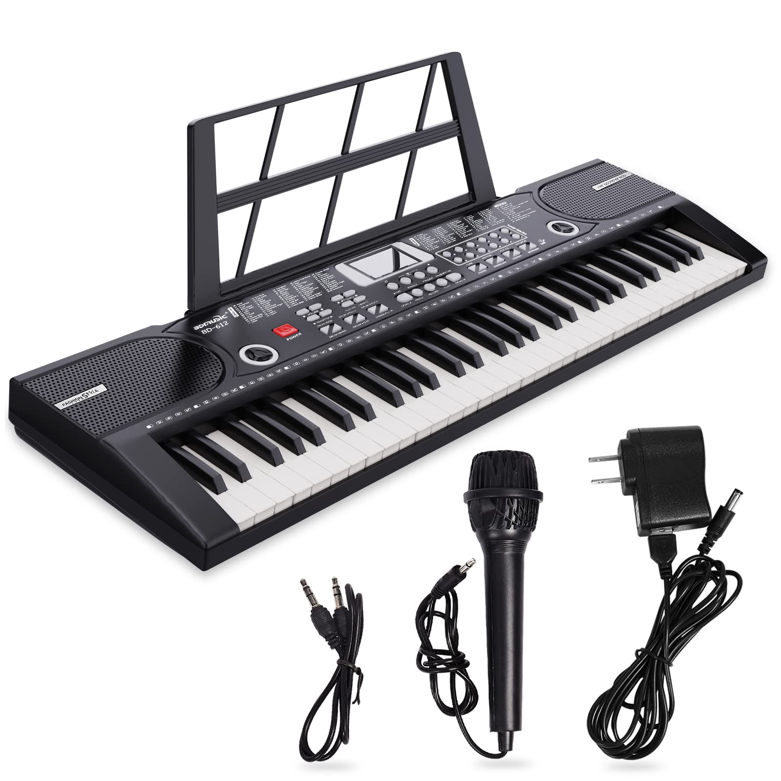 61 Key Electronic Keyboard Piano,Electronic Piano Keyboard for Beginner,Portable
