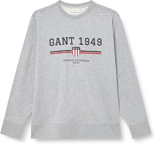 GANT Graphic C-Neck Sweat Men's Sweatshirt (Pack of 1)