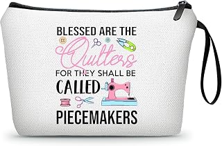 Sewing Quilting Gifts for Quilters Sewers Seamstress Women Makeup Bag