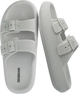 CUSHIONAIRE Women's Fame Cloud Recovery Slide with +Comfort