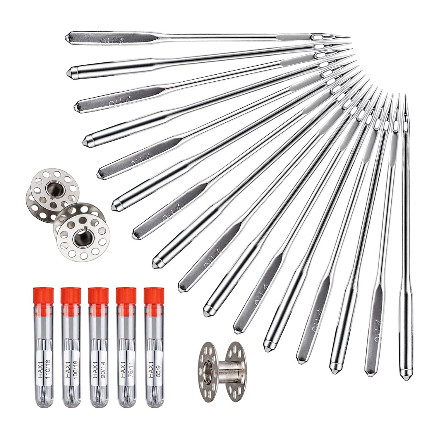 50pcs Sewing Machine Needles Set Universal Standard Needle for Most Household Se