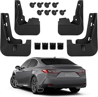 Tuoksullxm Mud Flaps Splash Guards for Toyota Camry LE XLE 2024 2025 2026(not fit SE XSE) All Weather Fender Guard Protect Against Mud and Rocks Protect Car's Paint, Toyota Accessories (4-Pack)