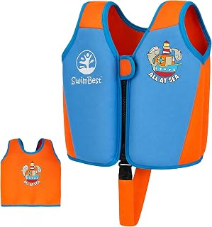 SwimBest Swim Vest - For Baby, Toddler & Kids. Adjustable Buoyancy Swim Jacket, ideal for pools/beaches/holidays & Learning to Swim