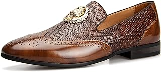 JITAI Men's Fashion Loafers Wedding Shoes Loafers for Men Party Shoes