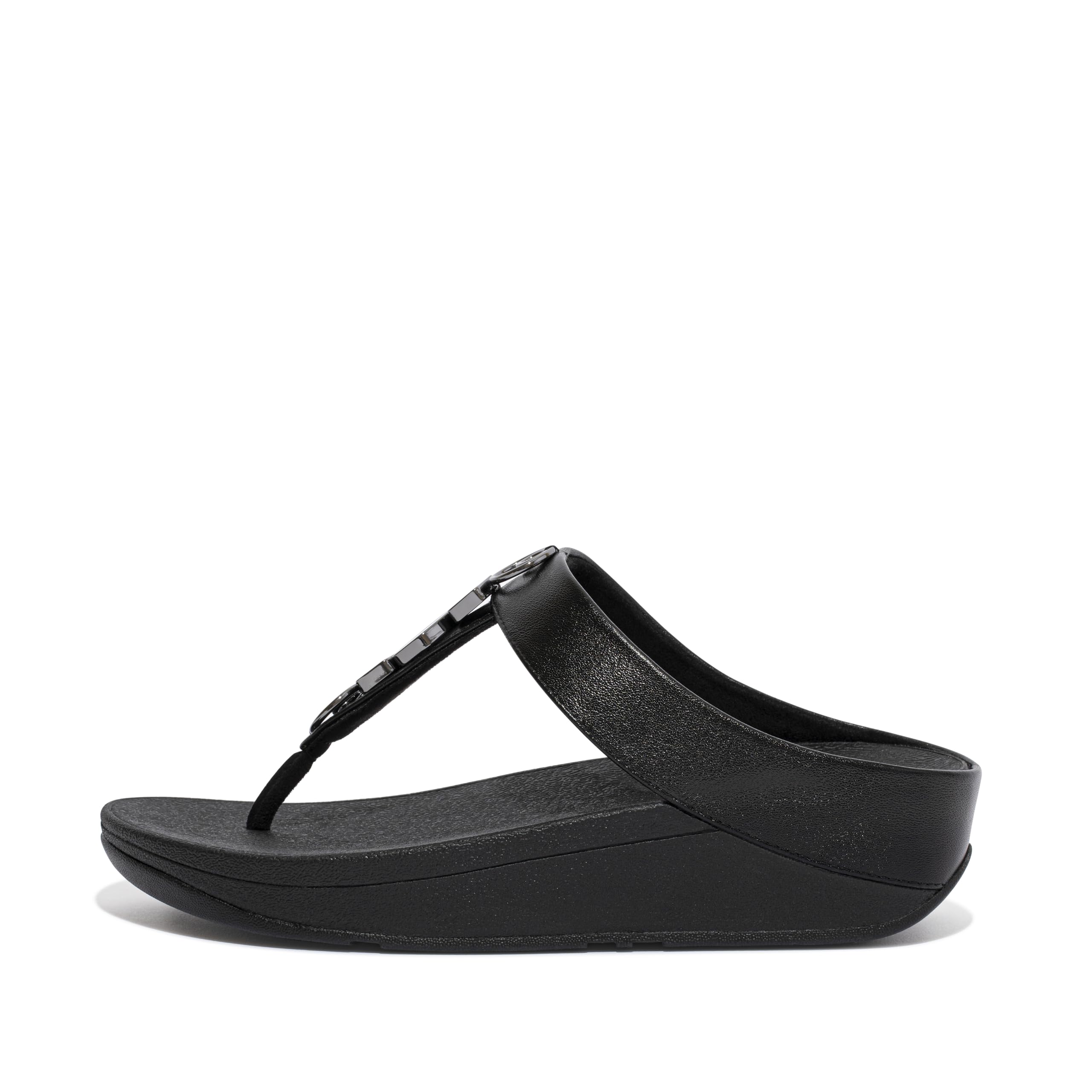 Fitflop Fino Stone Trim Toe-Post Sandals Women's Sandal