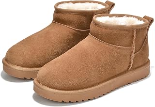 PROJECT CLOUD 100% Genuine Leather Womens Boots Ankle Boots for Women Shoes | Water Resistant Memory Foam Insole Winter Shoes - Trendy Footwear Outdoor Fall Shoes for Women - Winter Booties for Women