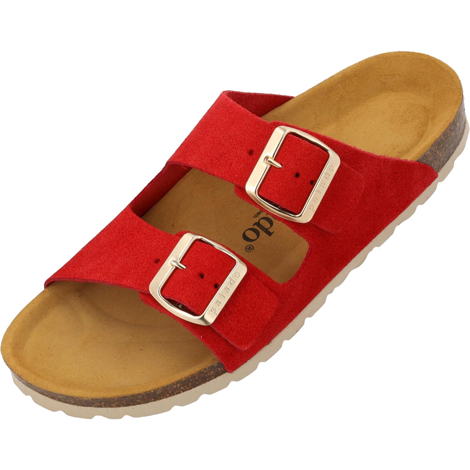Palado Women's Corfu Suede Premium Leather Mules - Comfortable Sandals Made in S