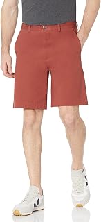 Amazon Essentials Men's Chino Shorts 100% Cotton Multi-Pack
