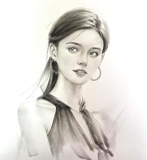 Custom Portrait 8x10 from Photo - Hand Drawn 2 People Pencil Sketch | 100% Handme personalized art,realistic painting.Unique gift for anniversary and birthday wedding,Black and white