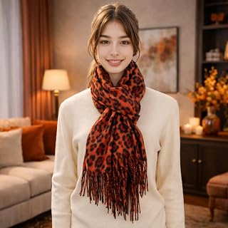Ladies Winter Tartan Scarf Soft Warm Wool Long Shawl British Style Fashion Accessory