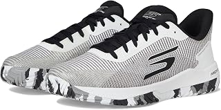 Skechers Viper Court Rally Performance Pickleball Athletic Shoes - Low Top Mesh Leather Training Trainers Indoor Court ShoeMen