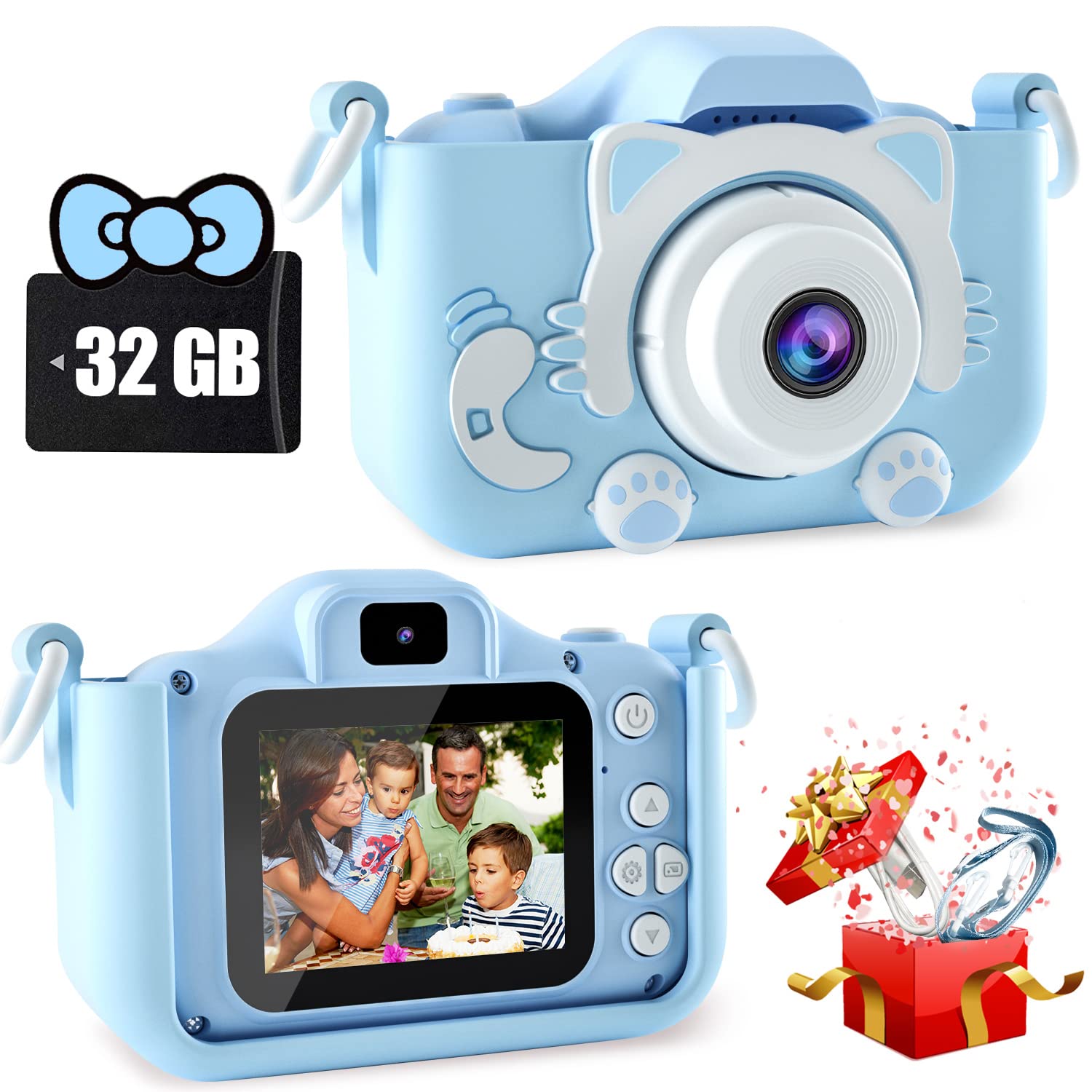 CIMELR Kids Camera Toys for 3 4 5 6 7 8 9 10 11 12 Years Old Boys/Girls, Kids Di