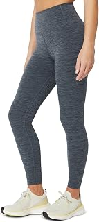 Amazon Essentials FormFlex Active Yoga Trousers, Super Soft, High Waist, 7/8 Length, 25 in Inseam and Contrast Hem for Women
