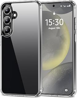 HOOMIL Case for Samsung Galaxy S24, Anti-Yellowing, Clear