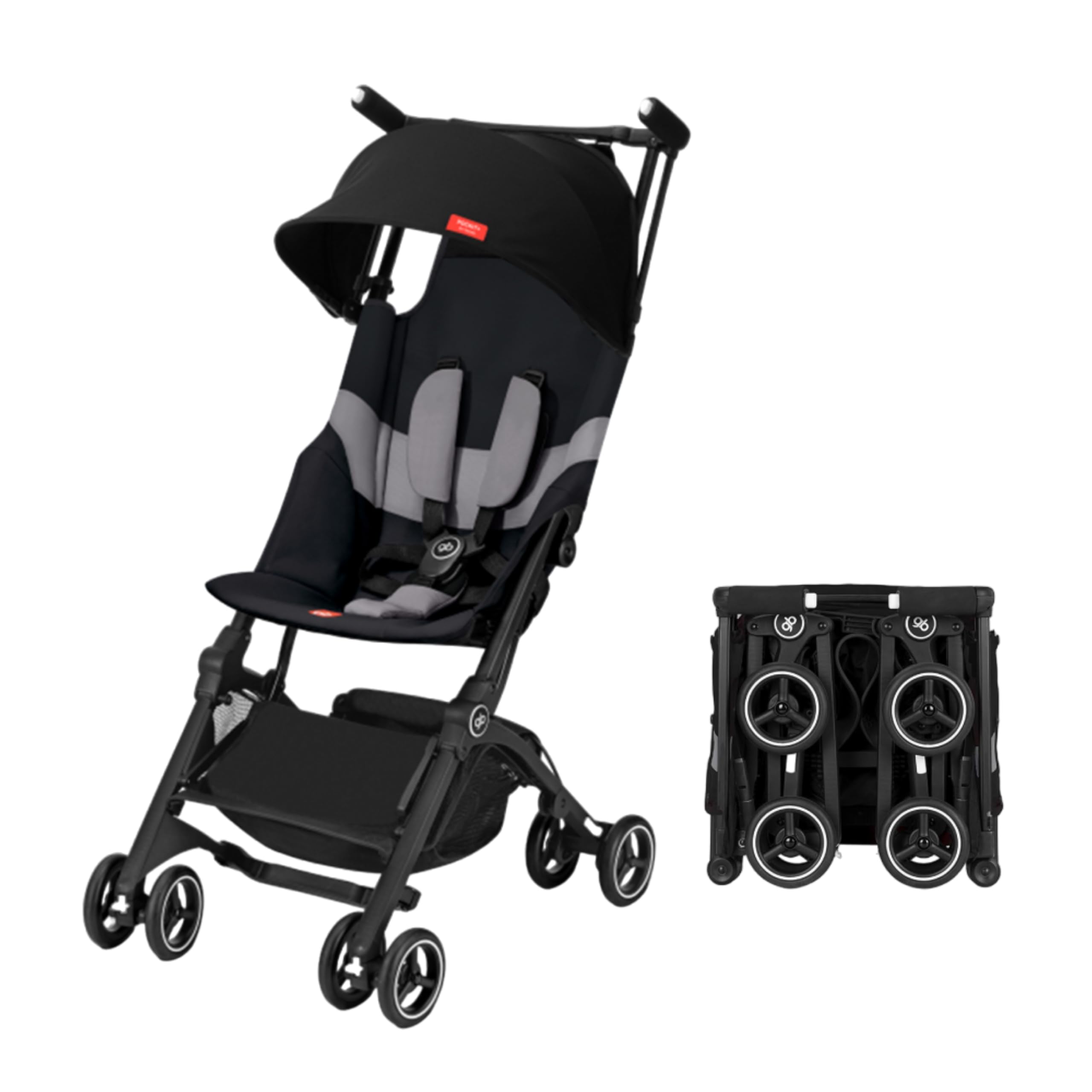 gb Pockit+ All-Terrain, Ultra Compact Lightweight Travel Stroller with Canopy an
