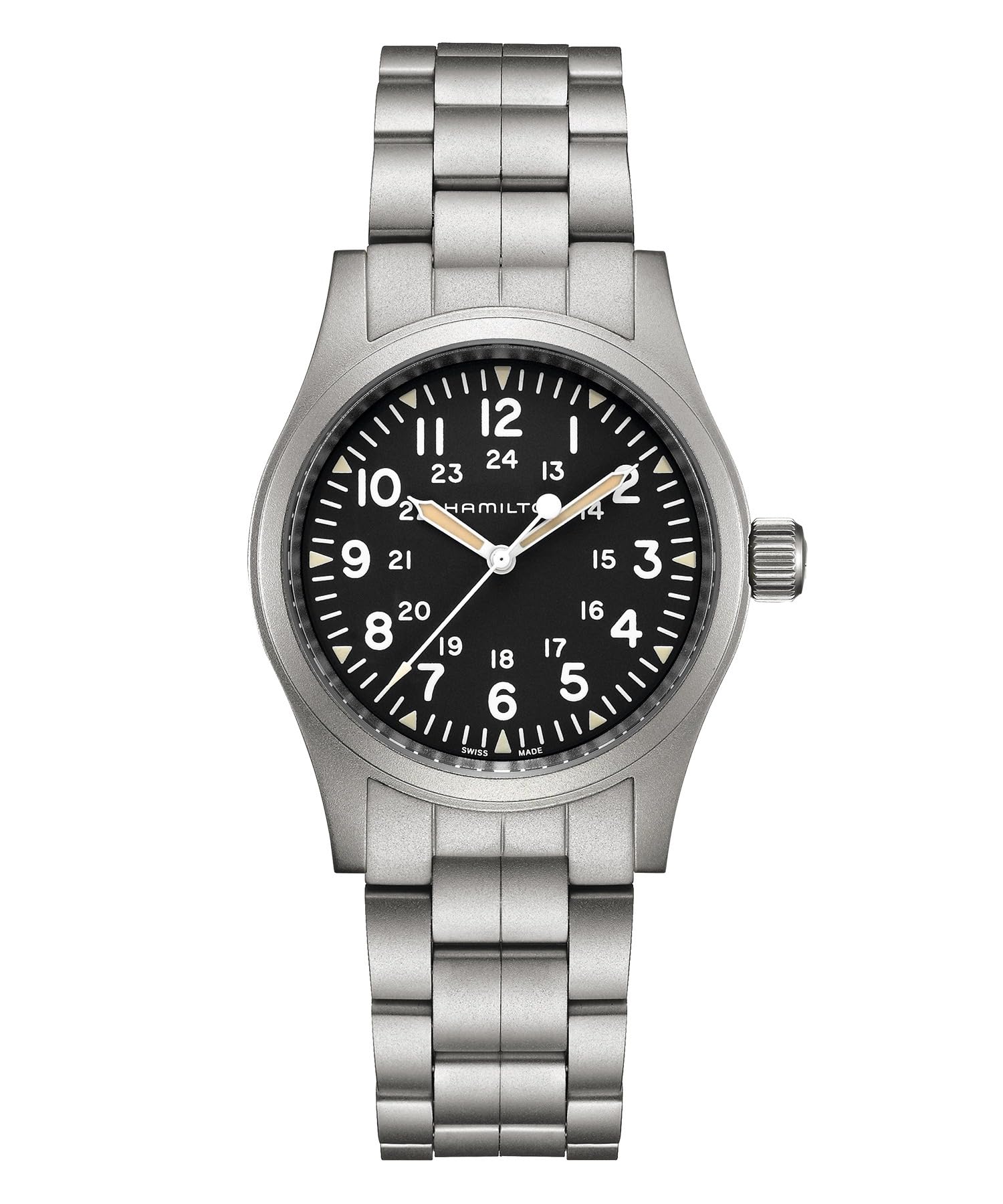 Hamilton Khaki Field Mechanical Men's Watch, 38mm Stainless Steel Case