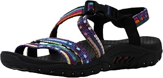 Skechers Reggae - Sew Me - Boho Woven Strappy Slingback Women's Sandals