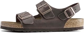 Birkenstock Men's Milano Habana, Oiled Leathersandals, Brown Habana Habana, 9.5 UK