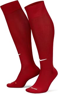 Nike Cushioned knee high SX5728-100; unisex sports socks, white, 38-42 EU (5-8 UK).
