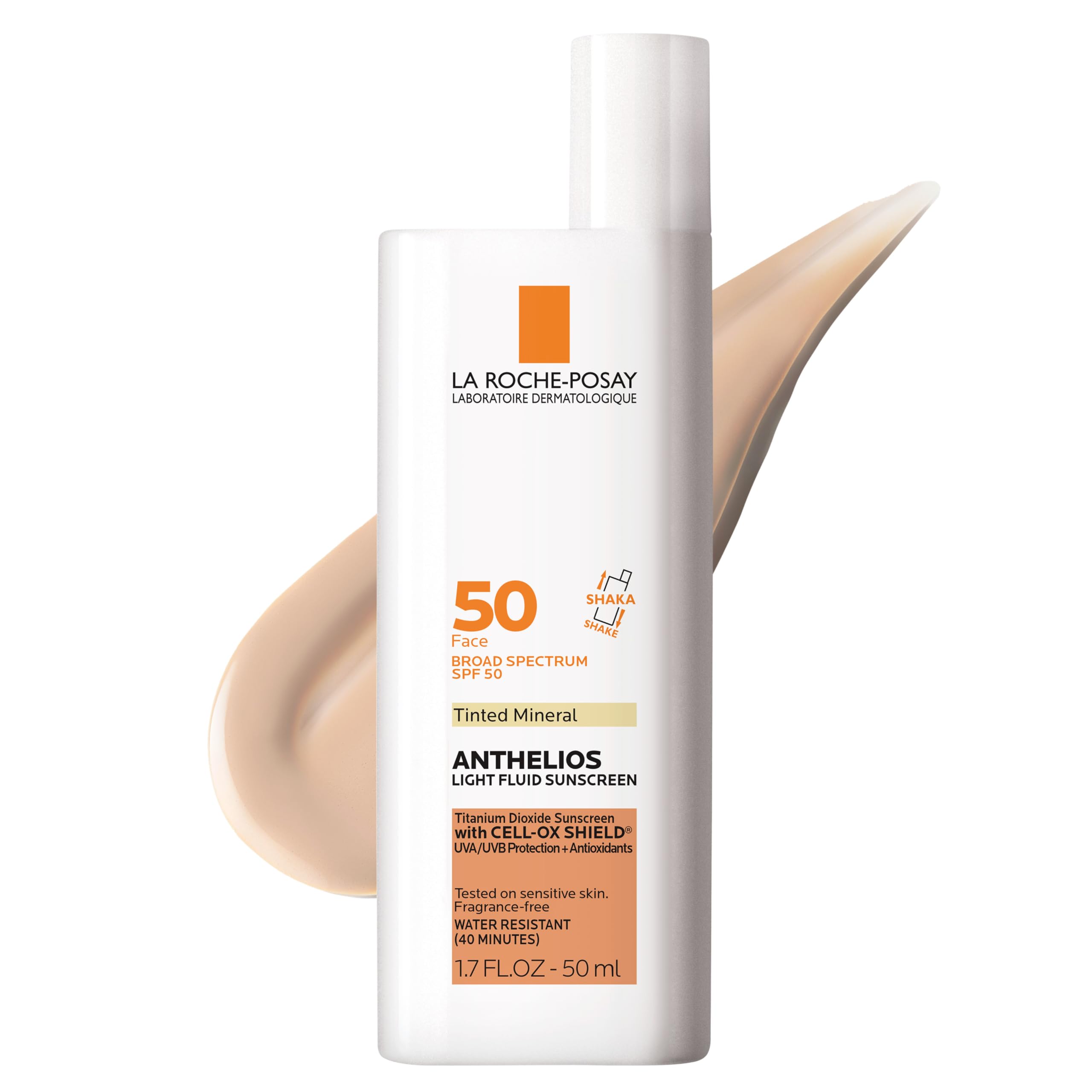 La Roche-Posay Anthelios Mineral Light Fluid Sunscreen for Face | Broad spectrum