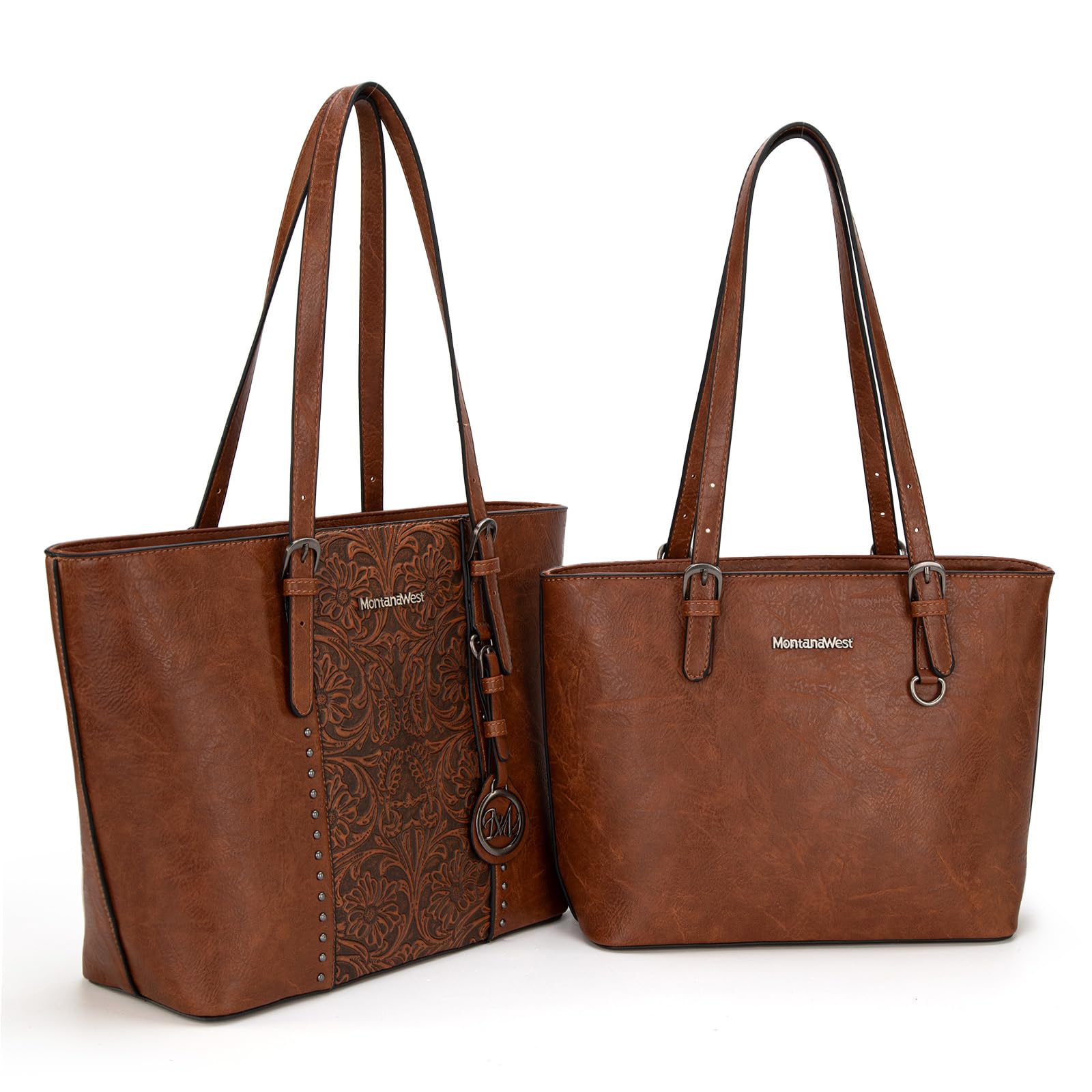 Montana West Tote Bag for Women Large Purse and Handbags Set Embossed Collection