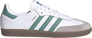 adidas Scarpe Samba da uomo, Cloud White/Future Hydro/Clear Grani, 43,5 EU