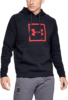 Under Armour Men's Rival Fleece Hoodie, Sporty Hoodie with Loose Fit, Comfortable and Warm Sweatshirt for Men