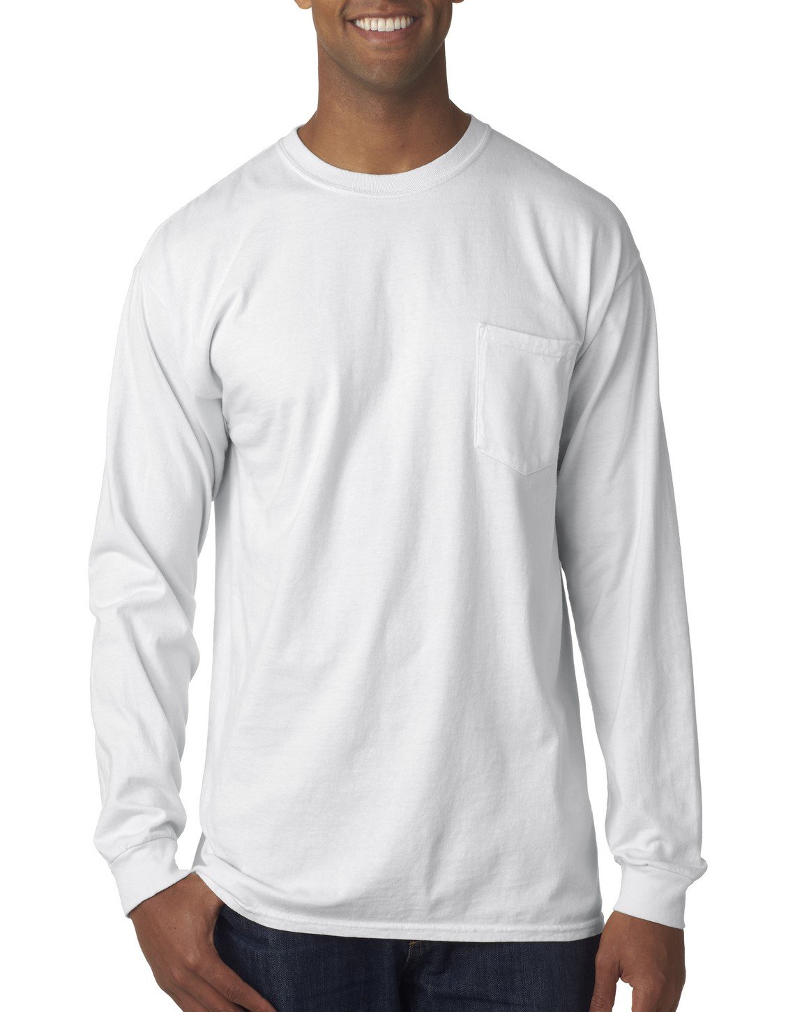 Comfort color Men's C4410 Heavyweight Long Sleeve Pocket T-Shirt