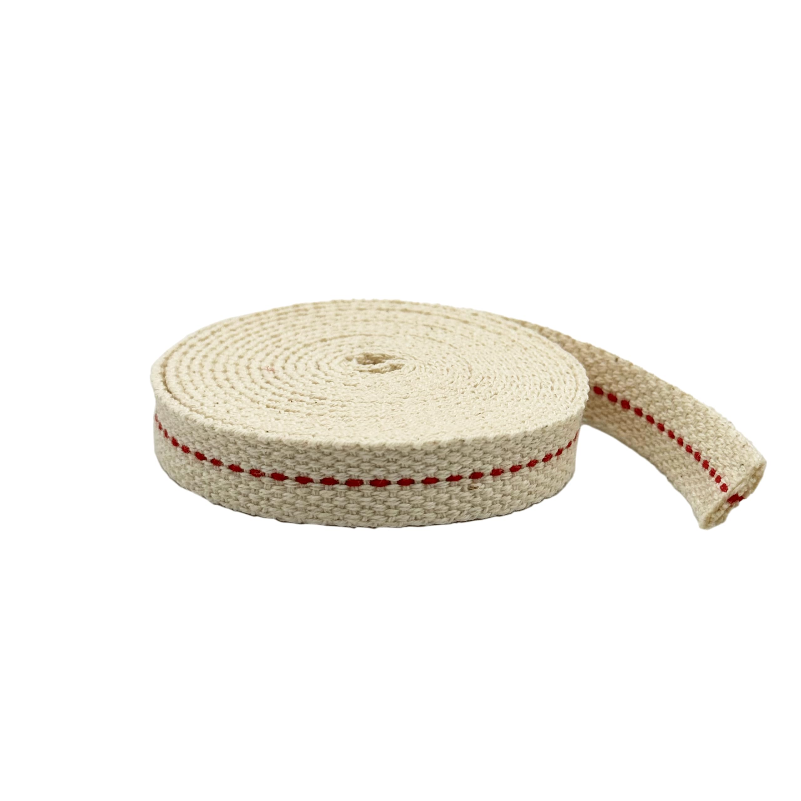 Light of Mine: 1/2" Inch Smokeless Flat Oil Lamp Wick, 6 Foot Roll, 100% Cotton 