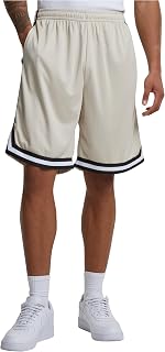 Urban Classics Men's Short Stripes Mesh Relaxed Fit S M L XL XXL 3XL 4XL 5XL