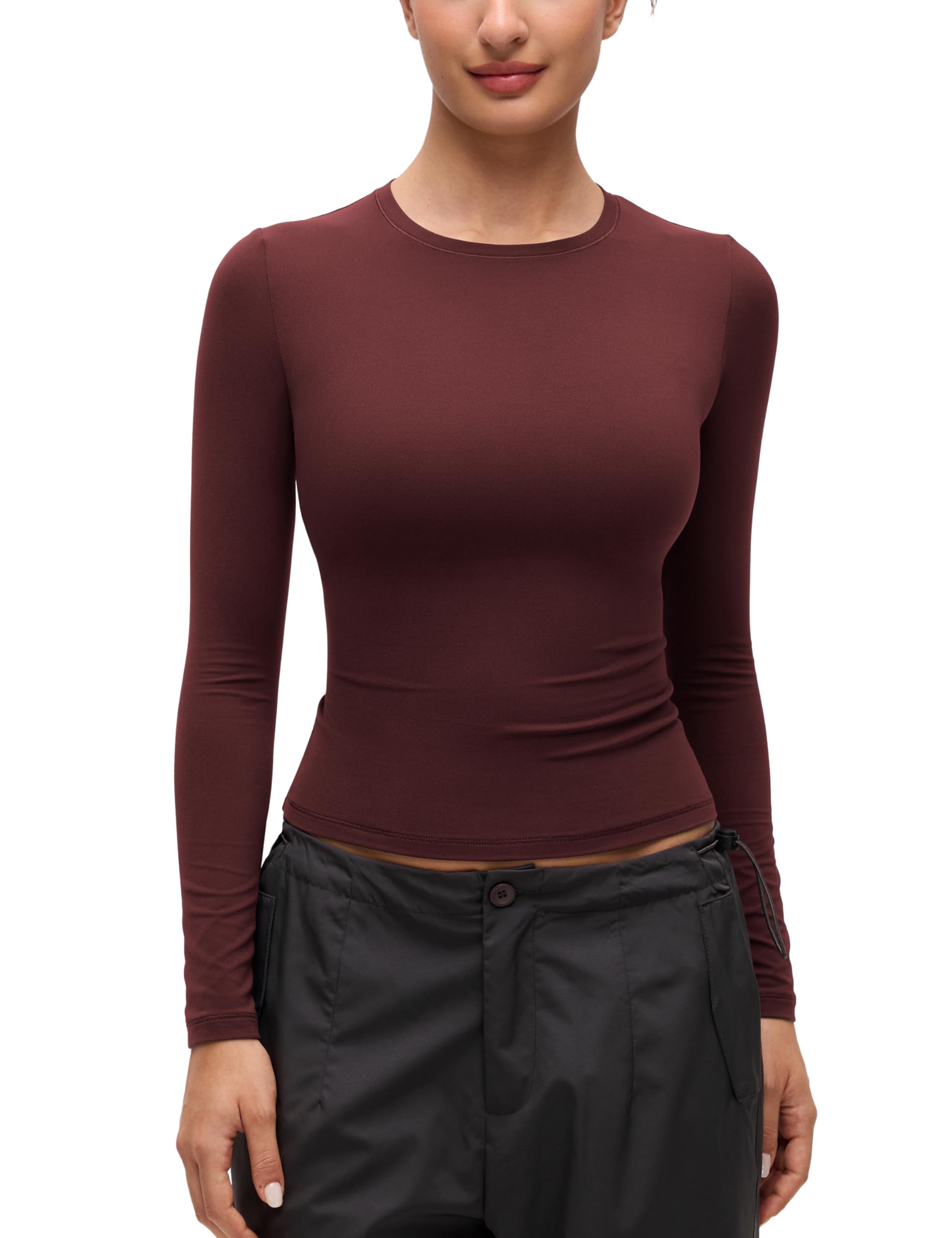 CRZ YOGA Softembrace Crewneck Long Sleeve Top