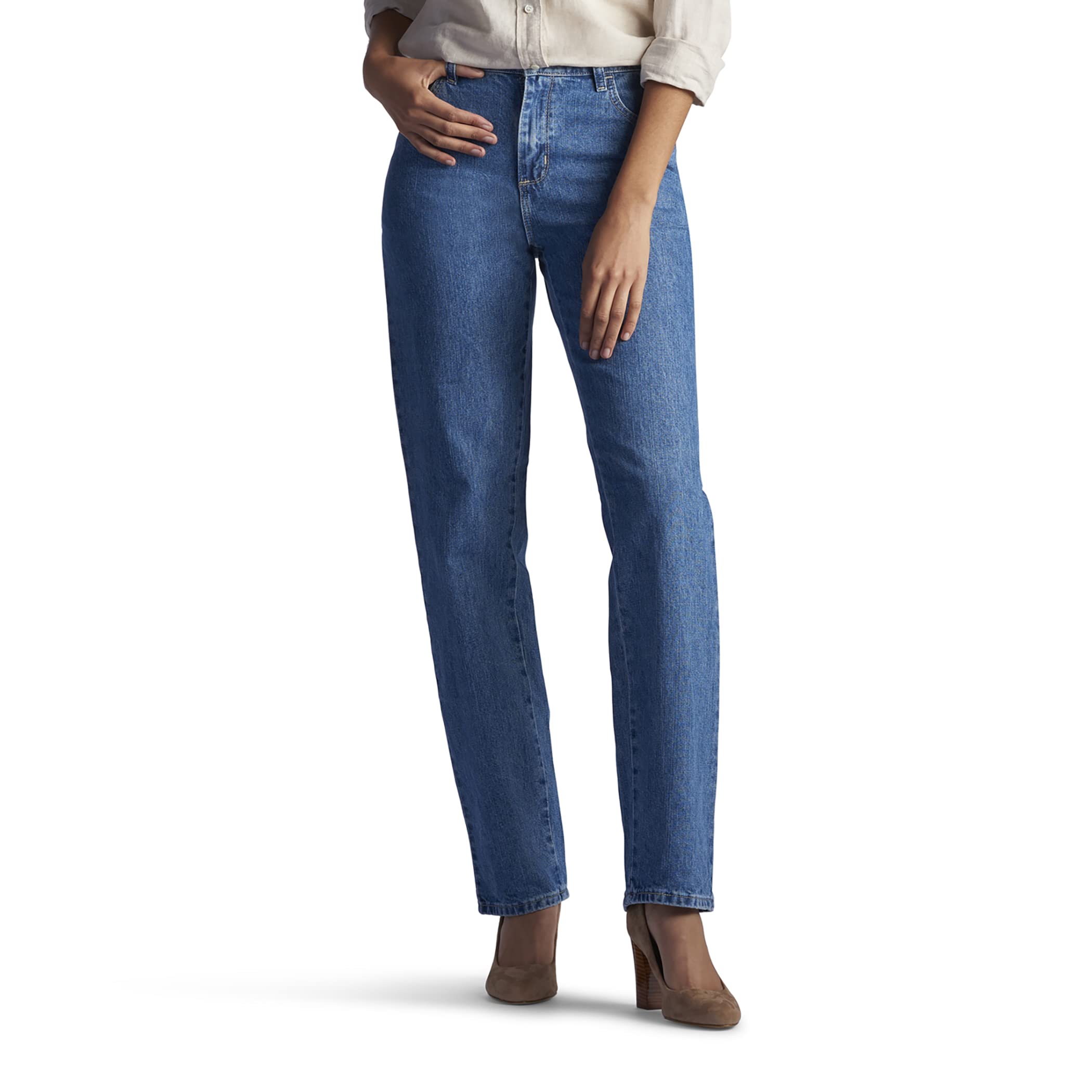 Lee - Flex Motion Regular Fit Straight Leg, Women's Jeans