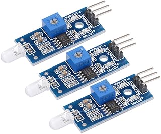 3pcs Photosensitive Diode Sensor Light Detection Photo Diode Module with Digital Output for Smart Car