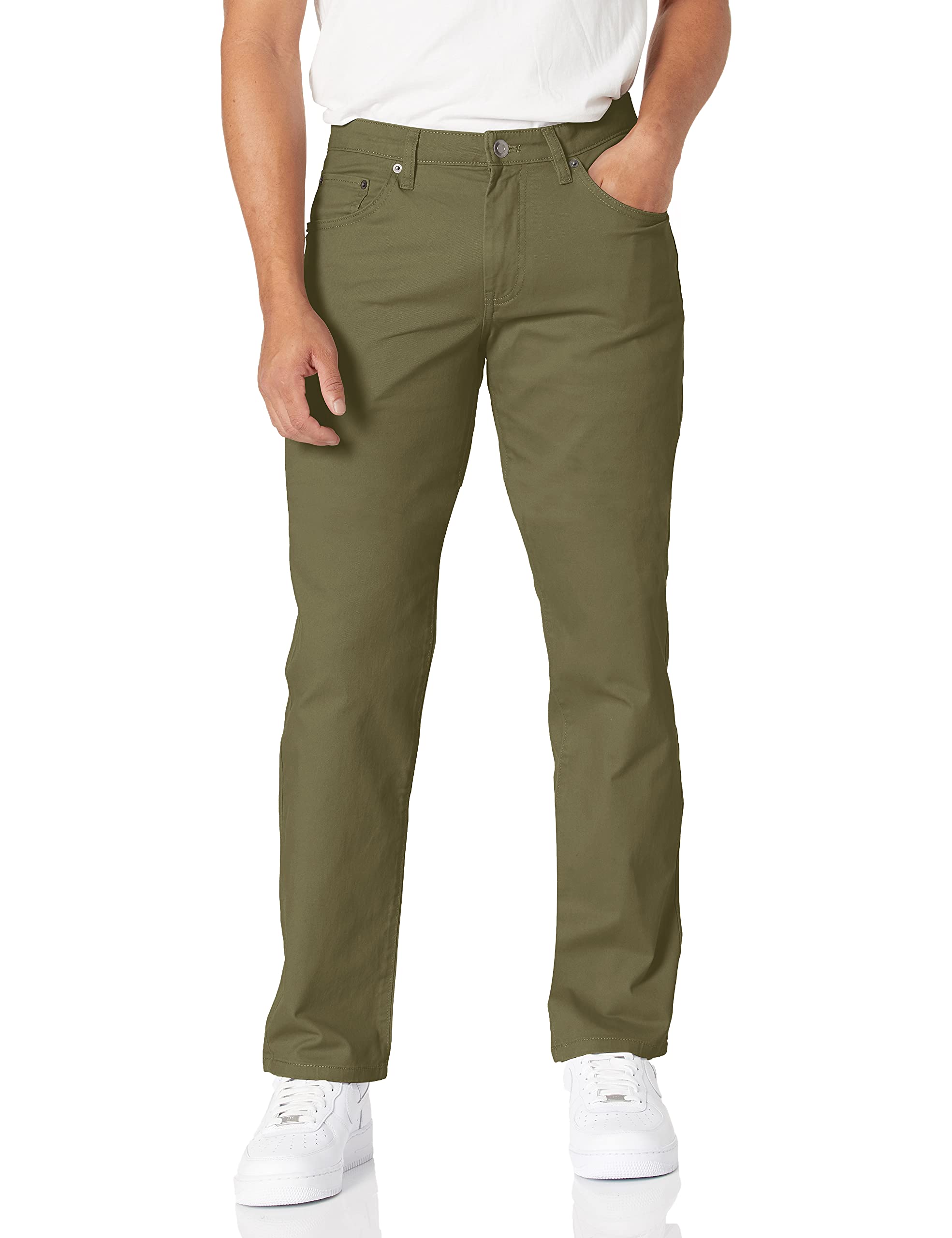 Amazon Essentials Men's Athletic Fit 5 Pocket Stretch Twill Pant (Plus Sizes Ava