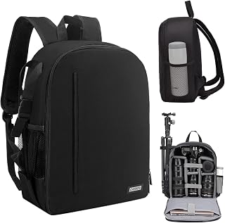 CADeN Camera Backpack Bag Professional for DSLR/SLR Mirrorless Camera Waterproof, Camera Case Compatible for Sony Canon Nikon