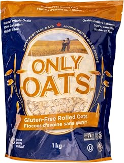 Only Oats, Gluten Free Rolled Oats, 1 bag of 1kg