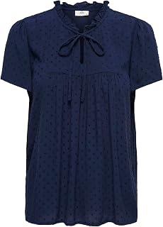 JDY Lima Life S/S Top Wvn Noos Women's Shirt