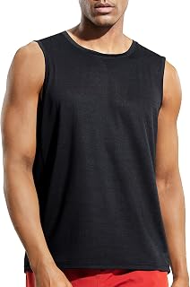 MIER Men's Mesh Workout Tank Top, Quick Dry