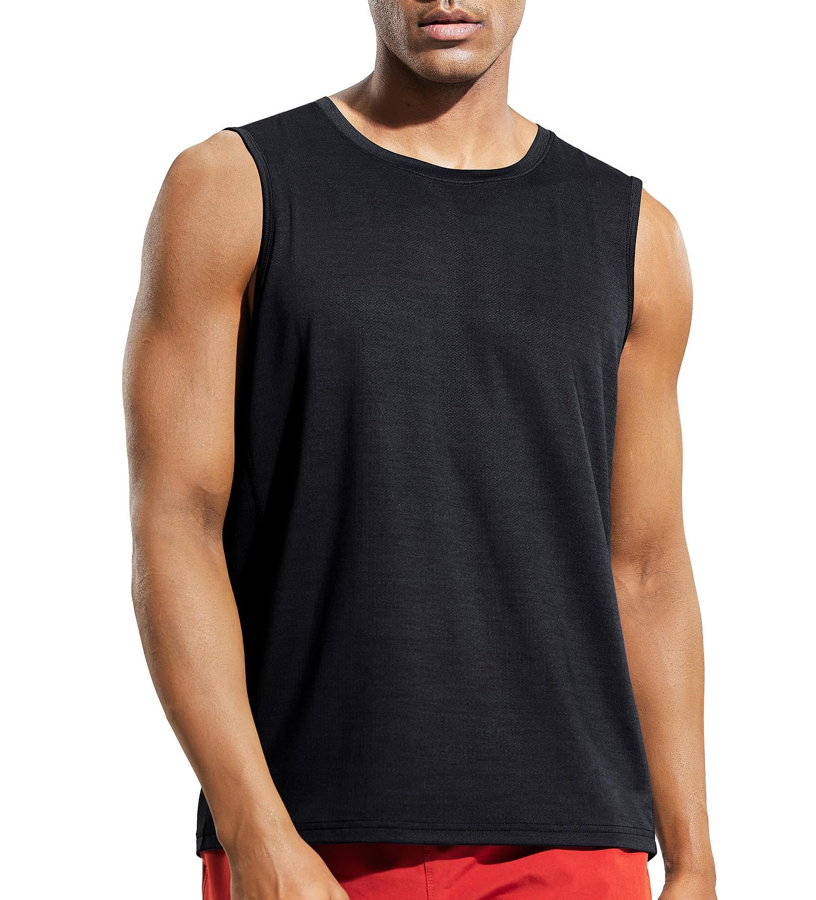 MIER Men's Mesh Workout Tank Top, Quick Dry