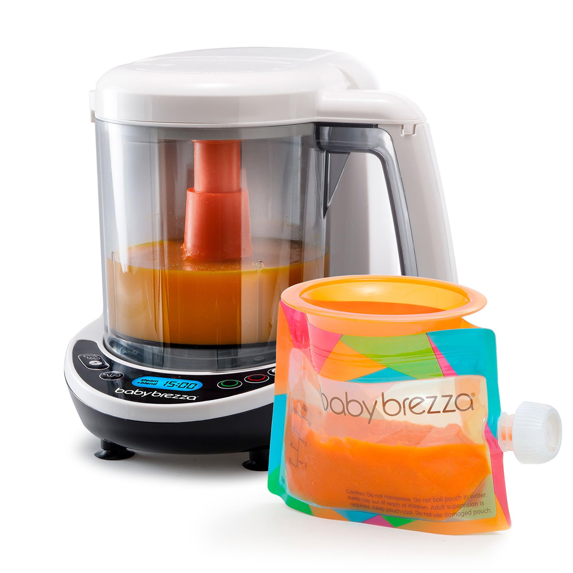 Baby Brezza One Step Baby Food Maker Deluxe - Auto Shut Off, Dishwasher Safe Coo