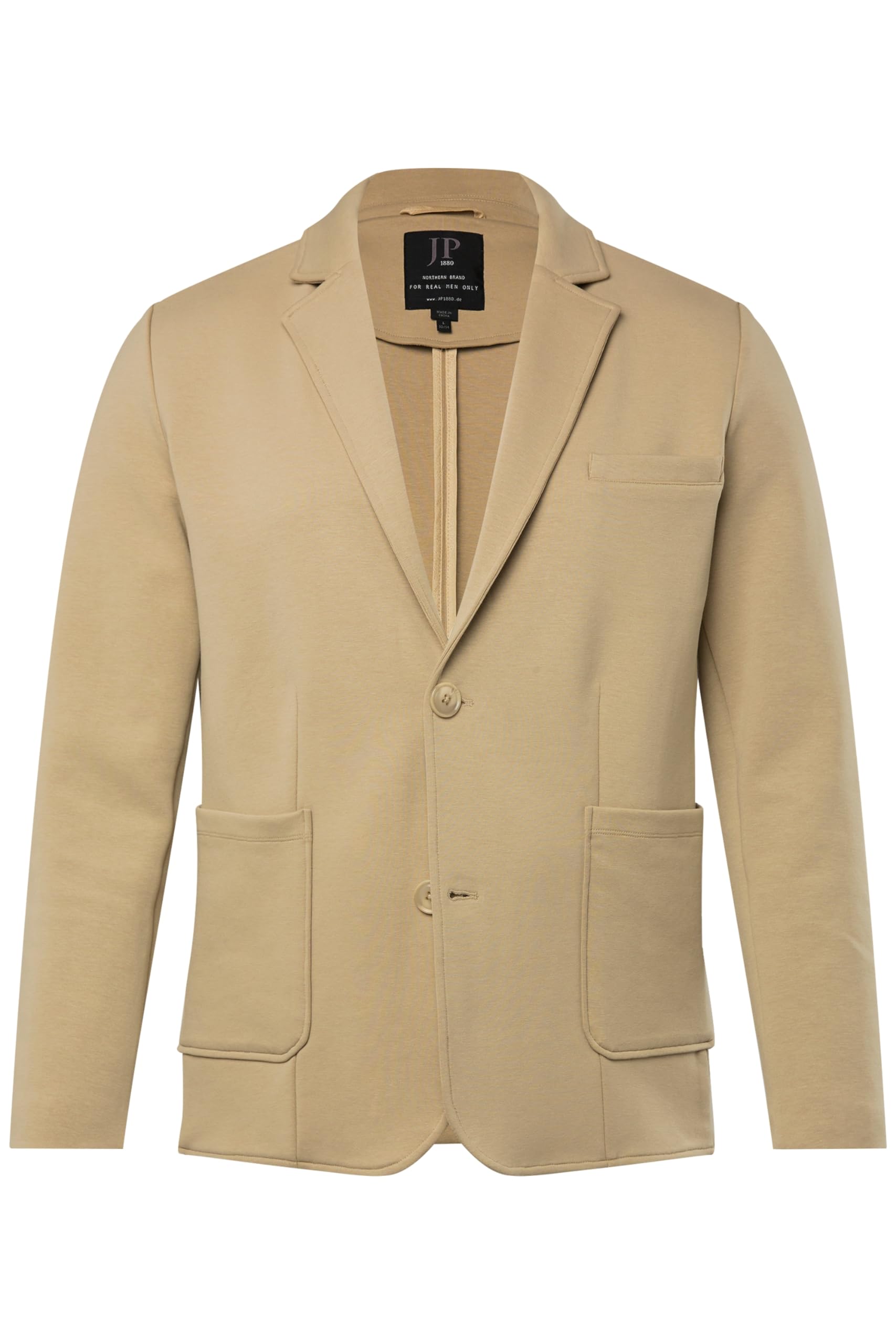 JP 1880 Men's Jersey Jacket with FLEXNAMIC® Finish, Business Collection, combina