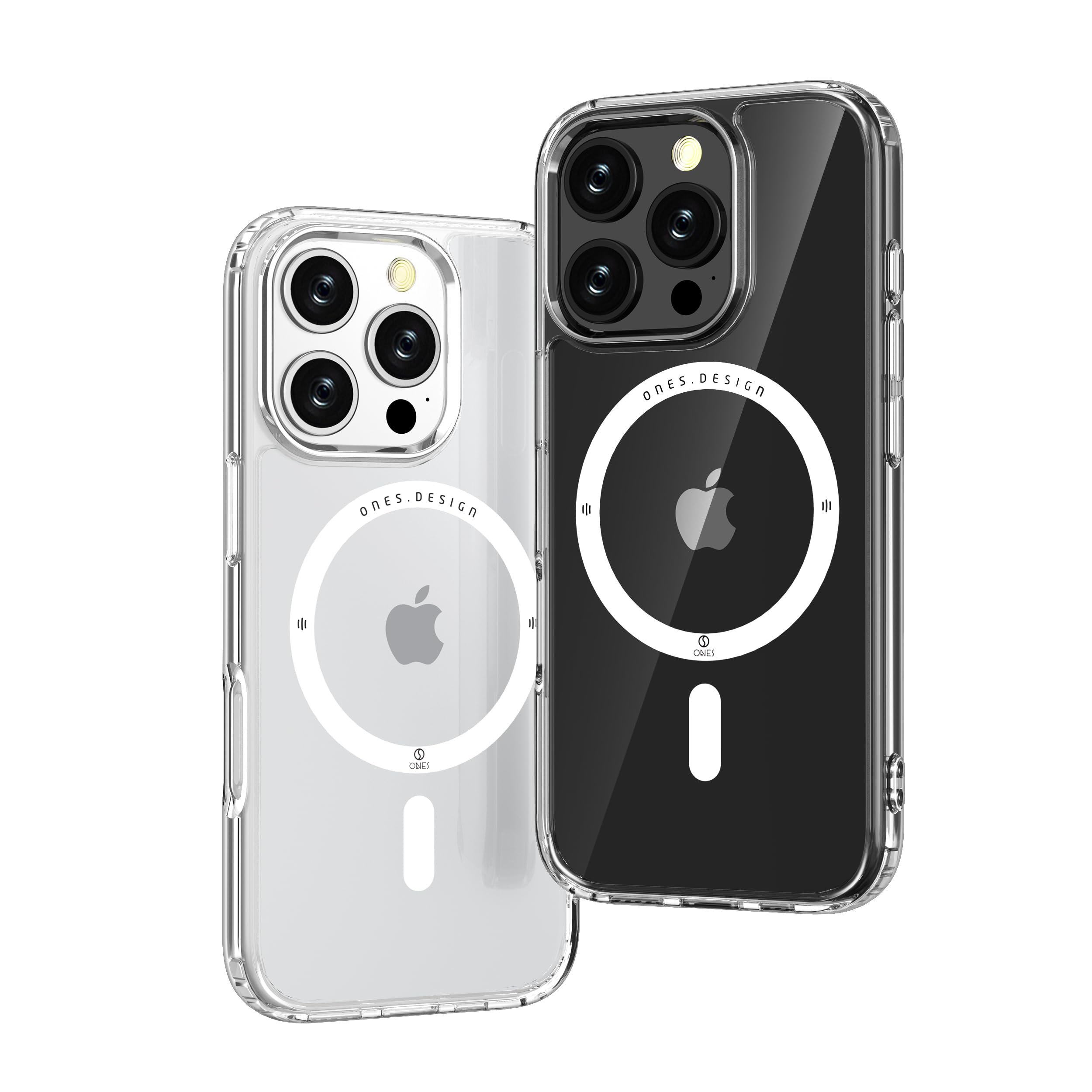 ONES for iPhone 16 Pro Max Case Clear Magnetic Phone Case, Compatible with MagSa