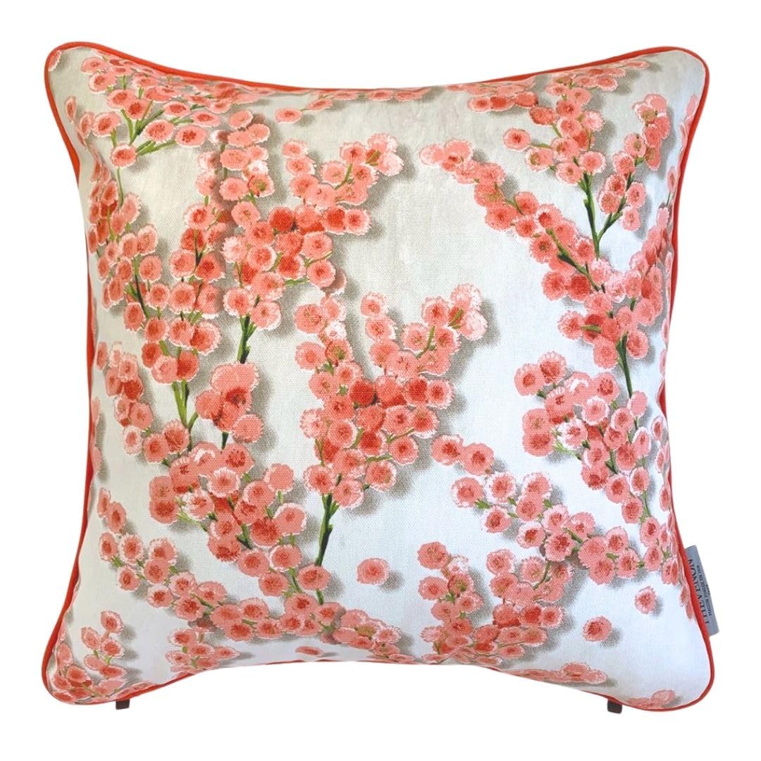 Out Style Throw Pillow Cover French Fabric Direct Import Japanese Sewing Flower 